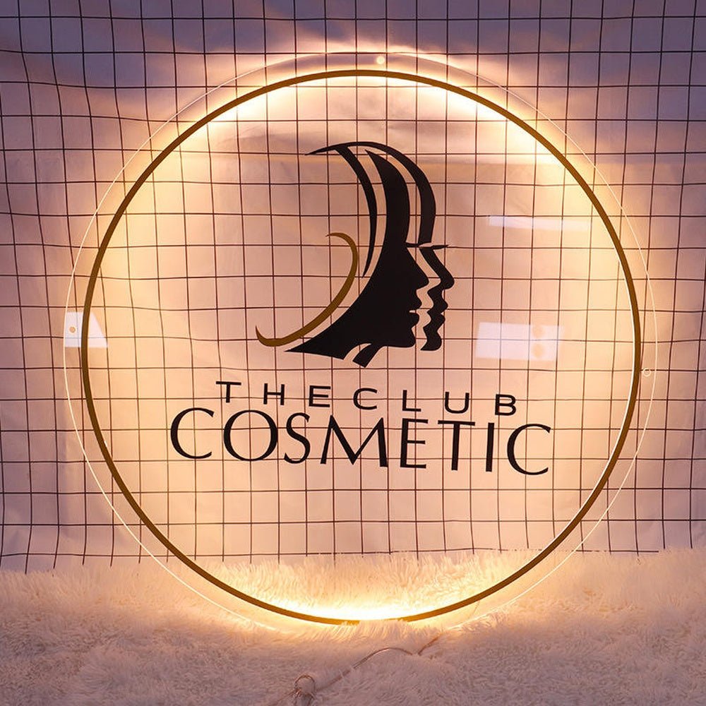 The Club Cosmetic Acrylic Business Logo Sign - Shineneon