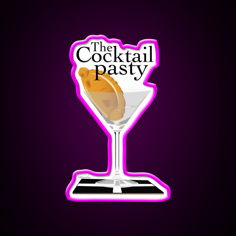 The Cocktail Pasty Ansome Cocktail Bar Decor Led Neon Sign Rgb Color - Neon sign mounted on wall in room