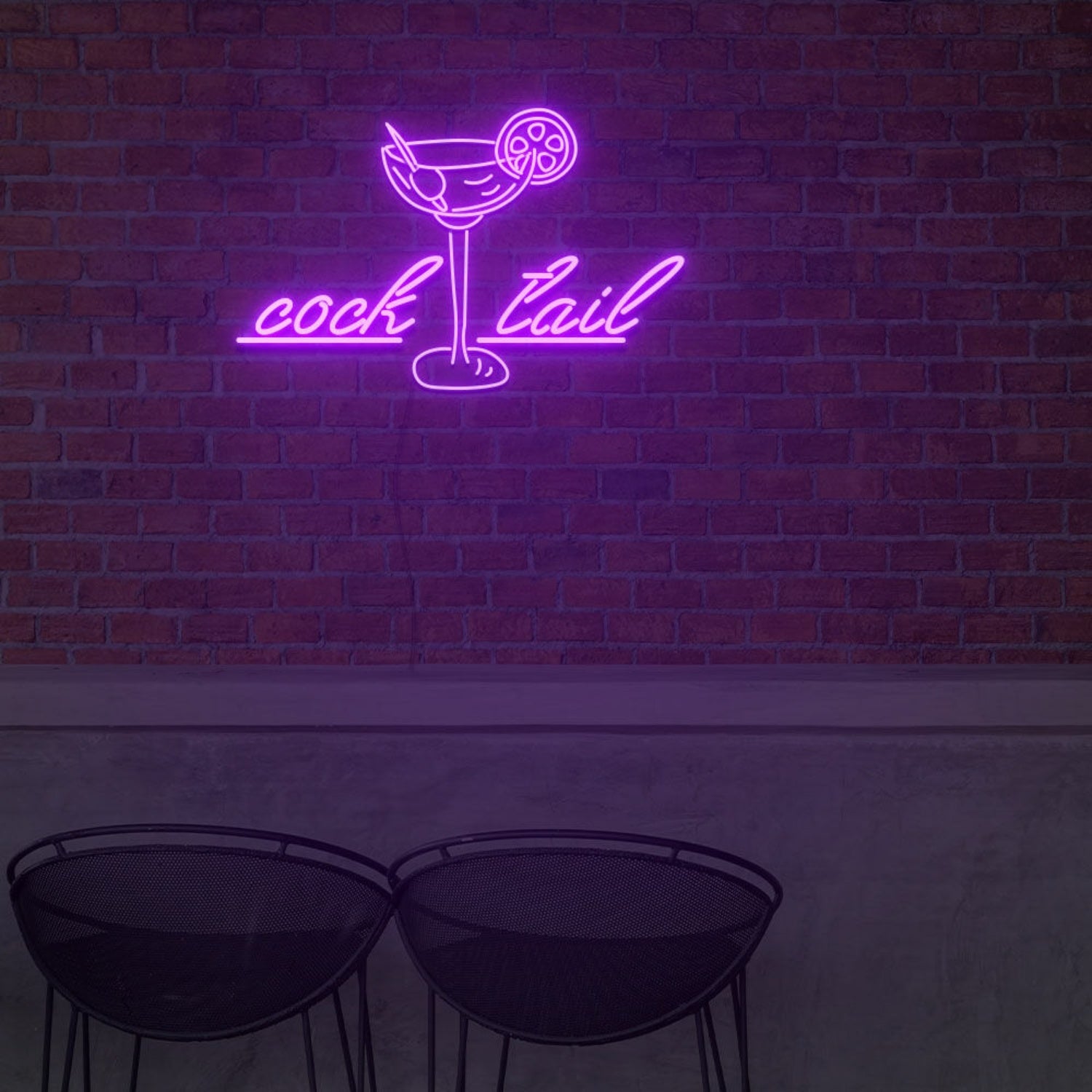 The Cocktail Time For Bar Neon Light Signs Party Decoration | Shineneon