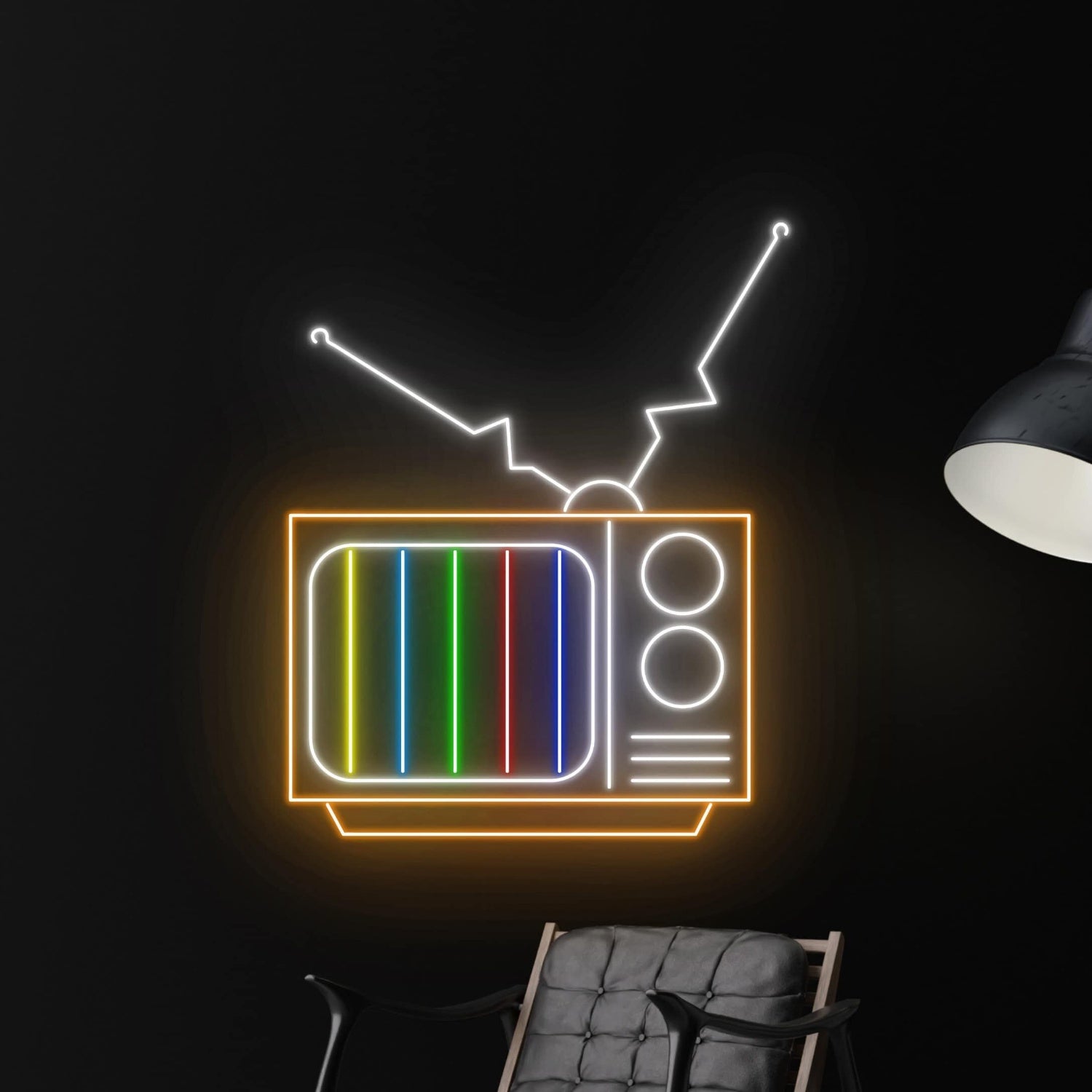 The Colorful Television Led Neon Sign Color Tv Neon Light Home Decor | Shineneon