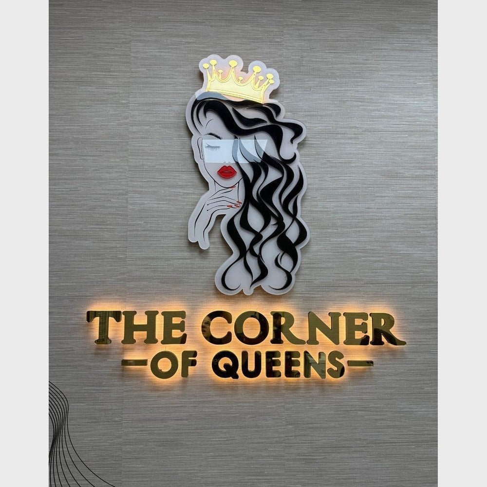 The Corner Of Queens 3D Backlit Channel Letters Led Light Sign - Shineneon