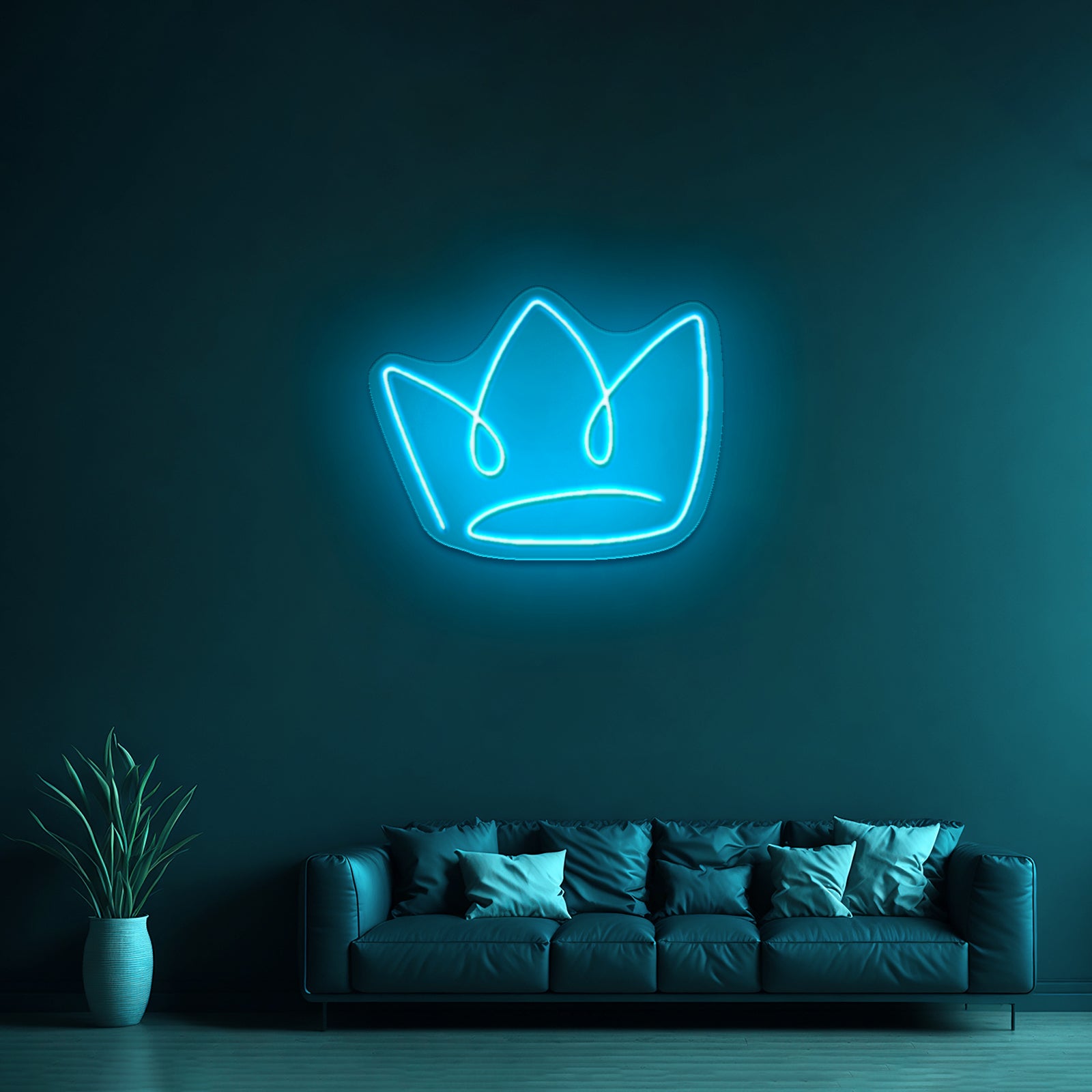 The Crown Charming Cheap Led Neon Signs - Size and dimension reference