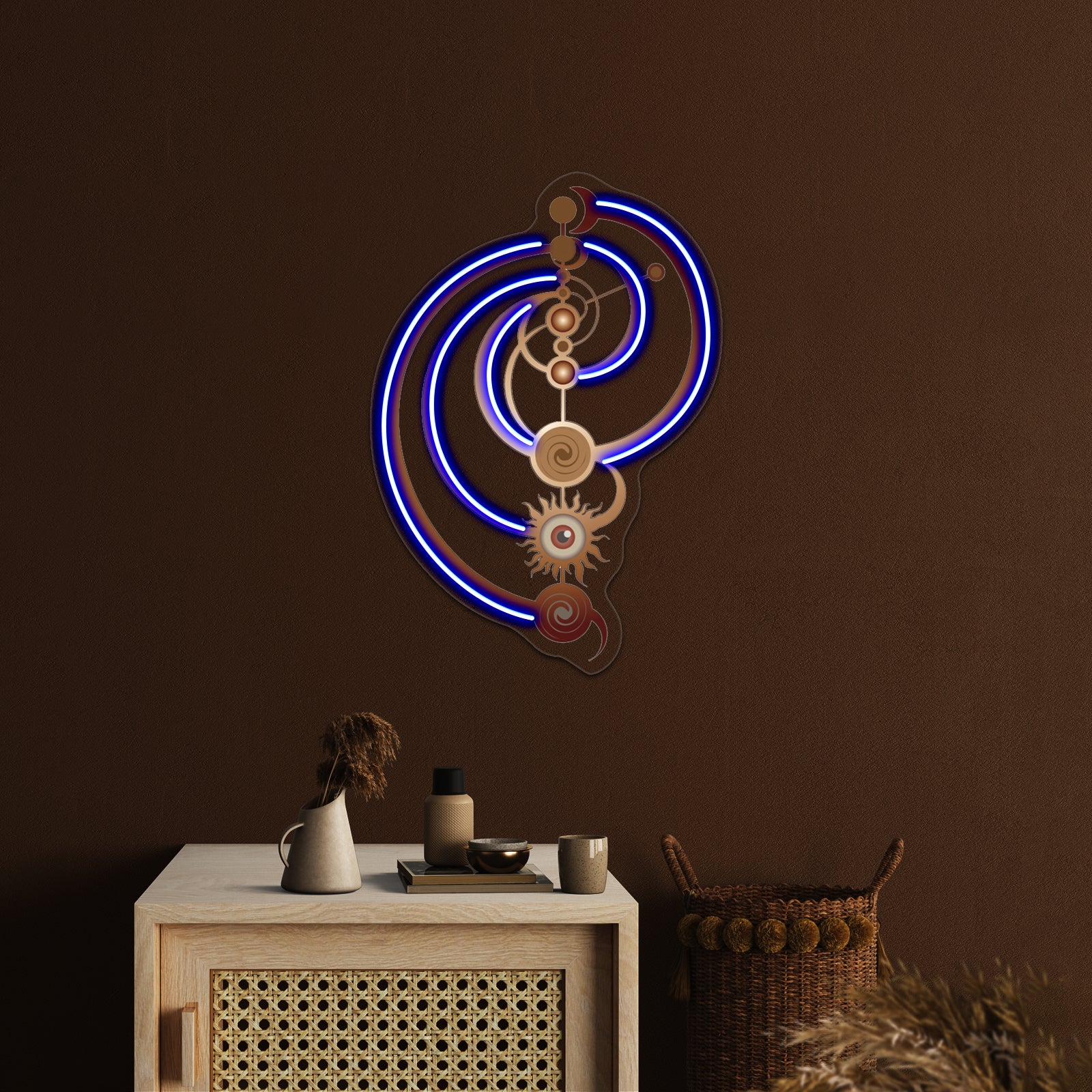 The Dark Crystal Master Time Symbol Artwork Neon Signs For Sale | Shineneon