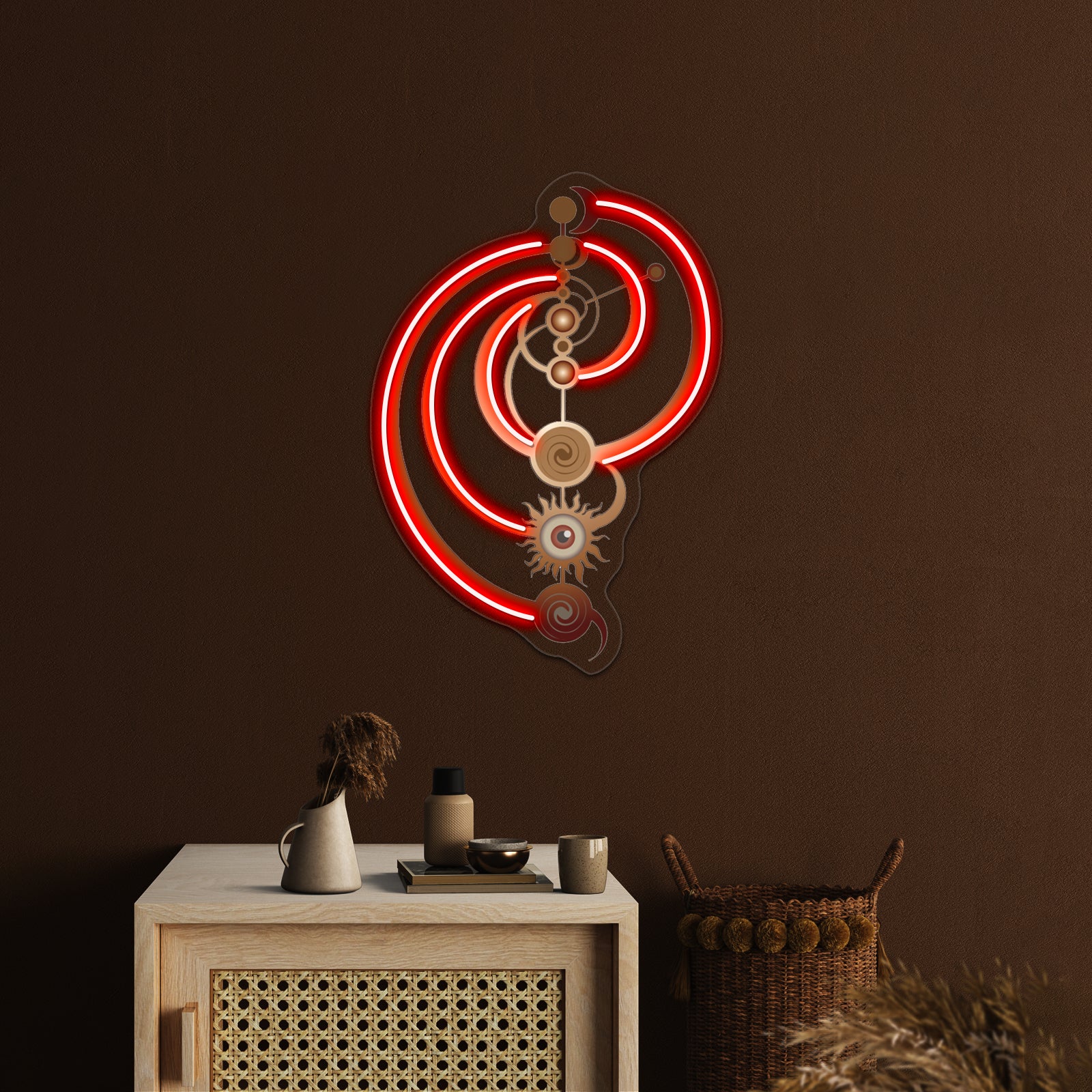 The Dark Crystal Master Time Symbol Artwork Neon Signs For Sale | Shineneon