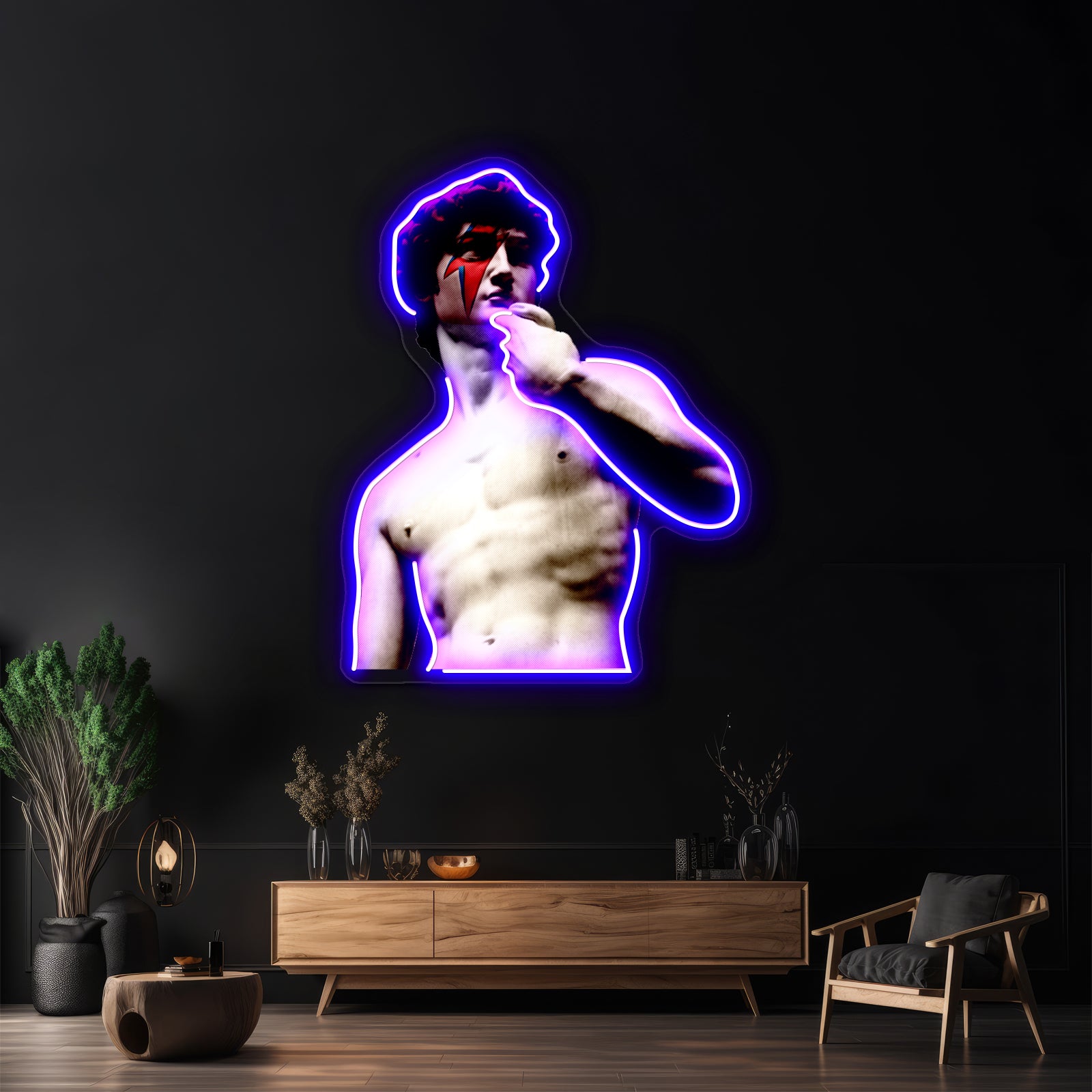 The Davidbowie Artwork Neon Signs For Sale | Shineneon