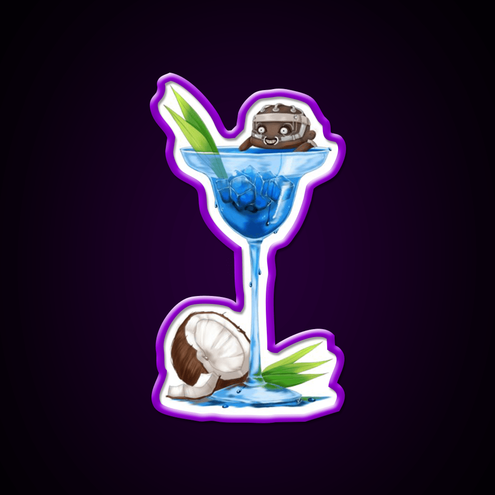The Doctors Coconut Shock Cocktail Bar Decor Led Neon Sign Rgb Color - Shineneon