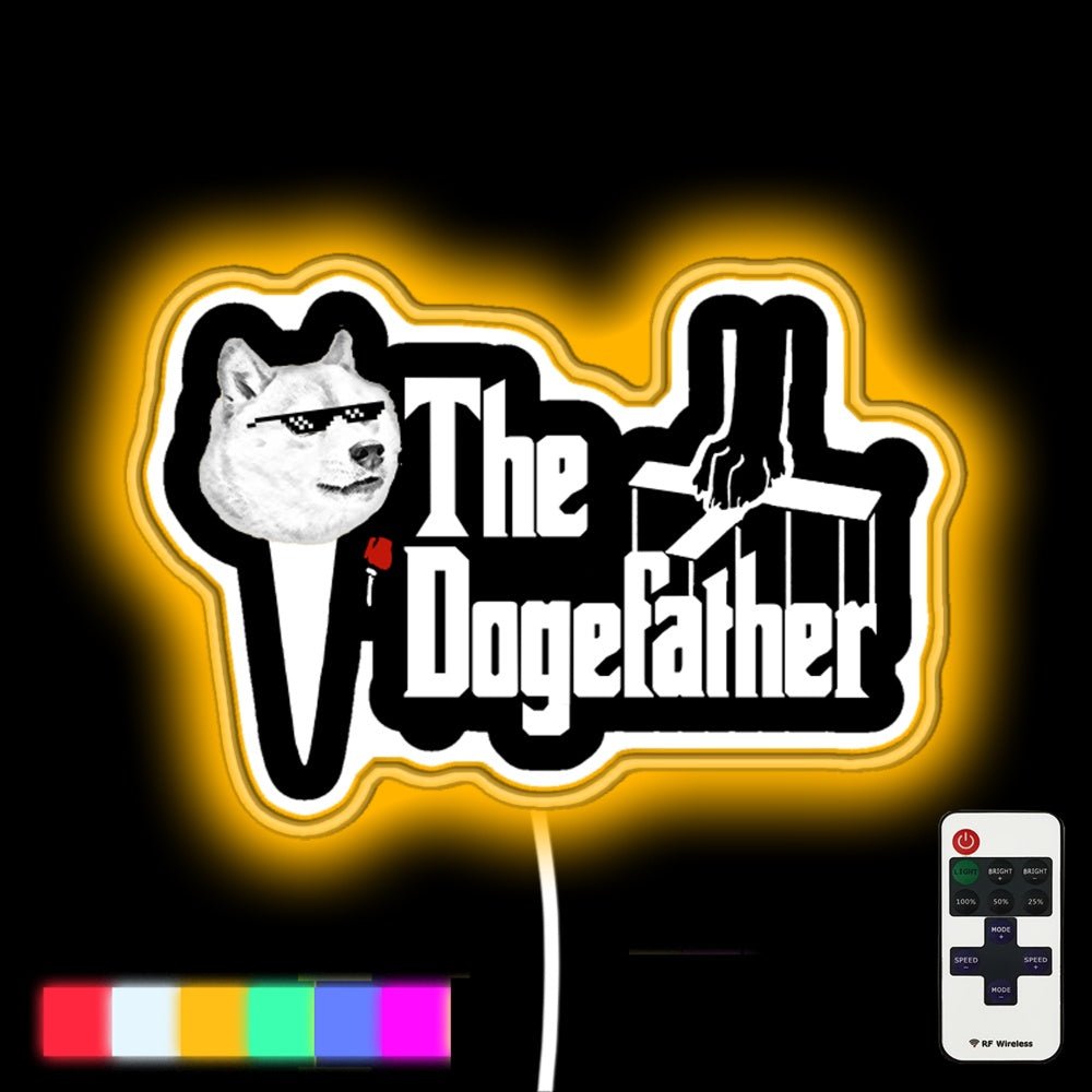 The Dogefather Led Neon Sign - Shineneon
