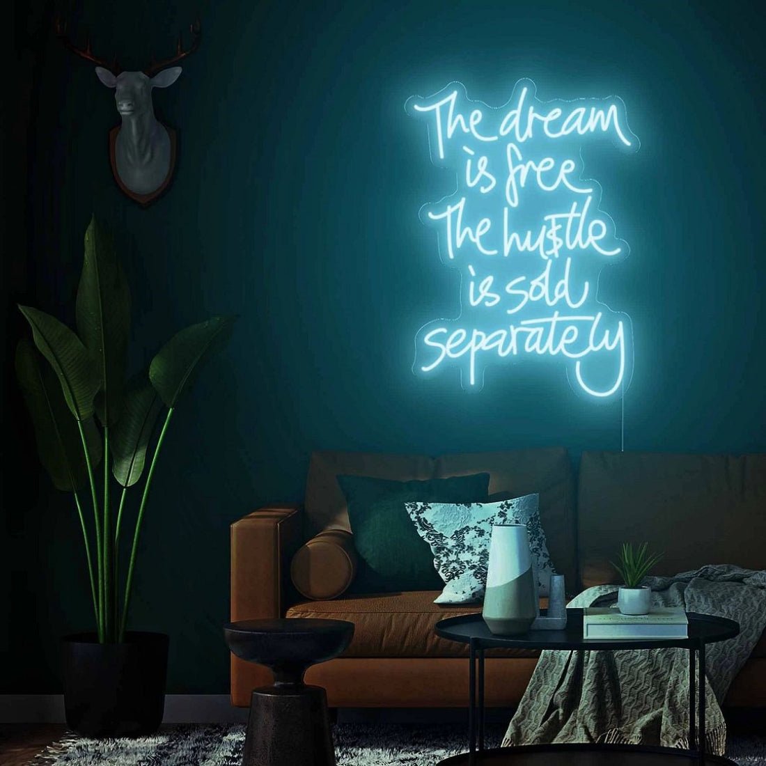 The Dream Is Free The Hustle Is Sold Separately Led Sign Business Neon Sign - Shineneon