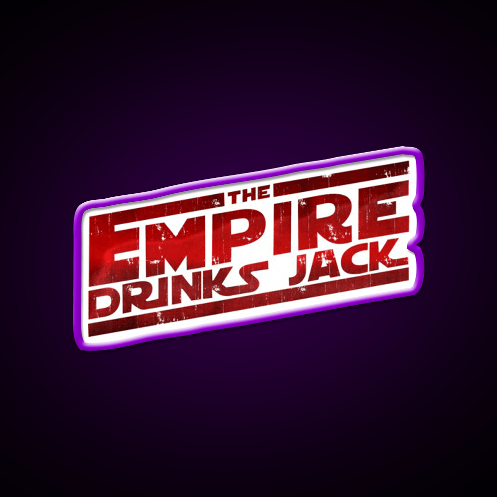 The Empire Drinks Jack Whiskey Drink Bar Led Neon Sign Rgb Color - Shineneon
