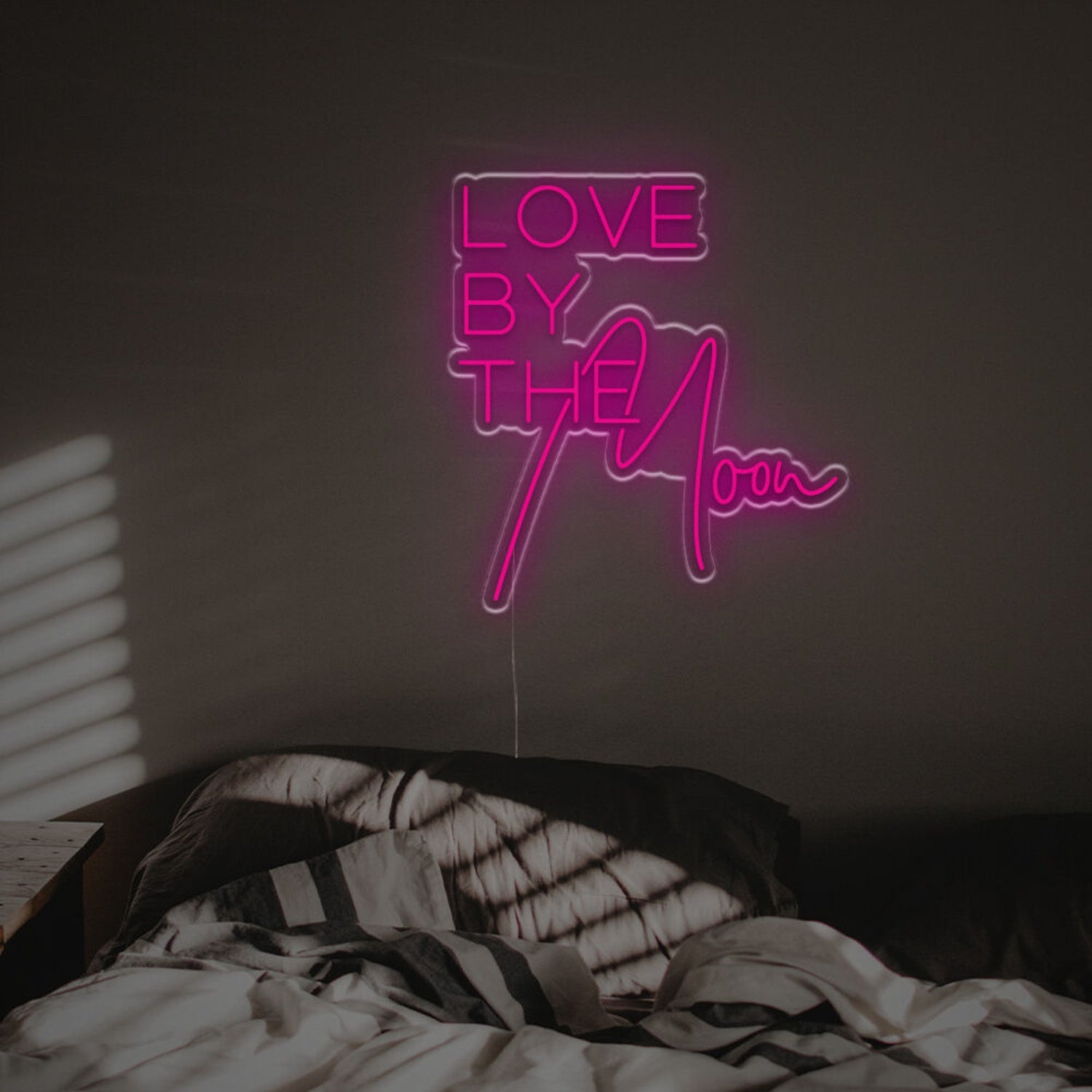 The Enchanting Love By The Moon Led Neon Sign | Shineneon