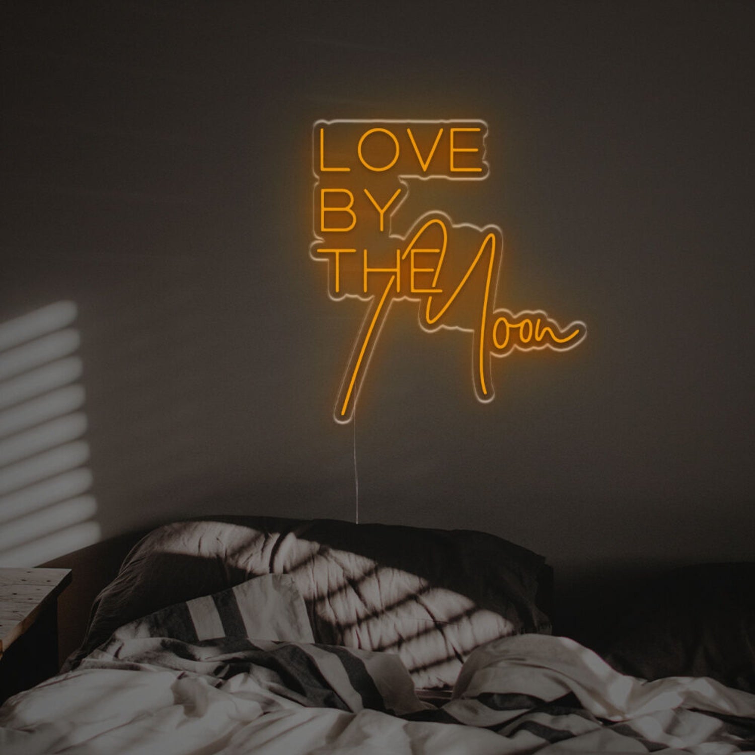 The Enchanting Love By The Moon Led Neon Sign | Shineneon