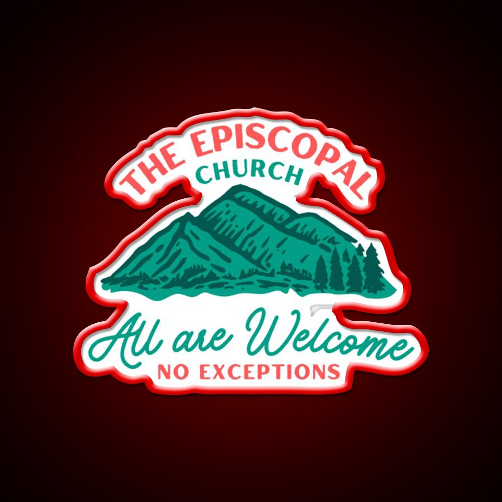 The Episcopal Church All Are Welcome Welcome Led Neon Sign Open Sign Rgb Color - Shineneon