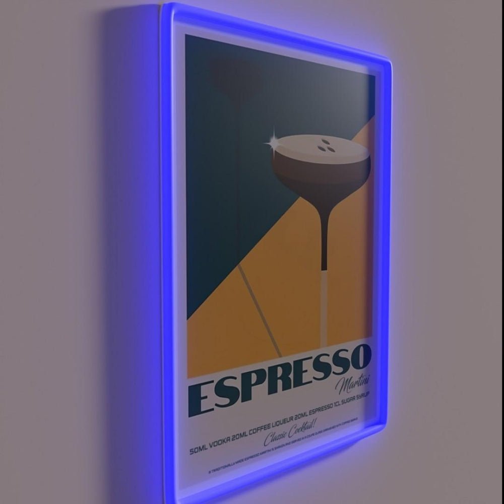 The Espresso Martini Rgb Led Neon Sign Bar Wall Decor - Shineneon