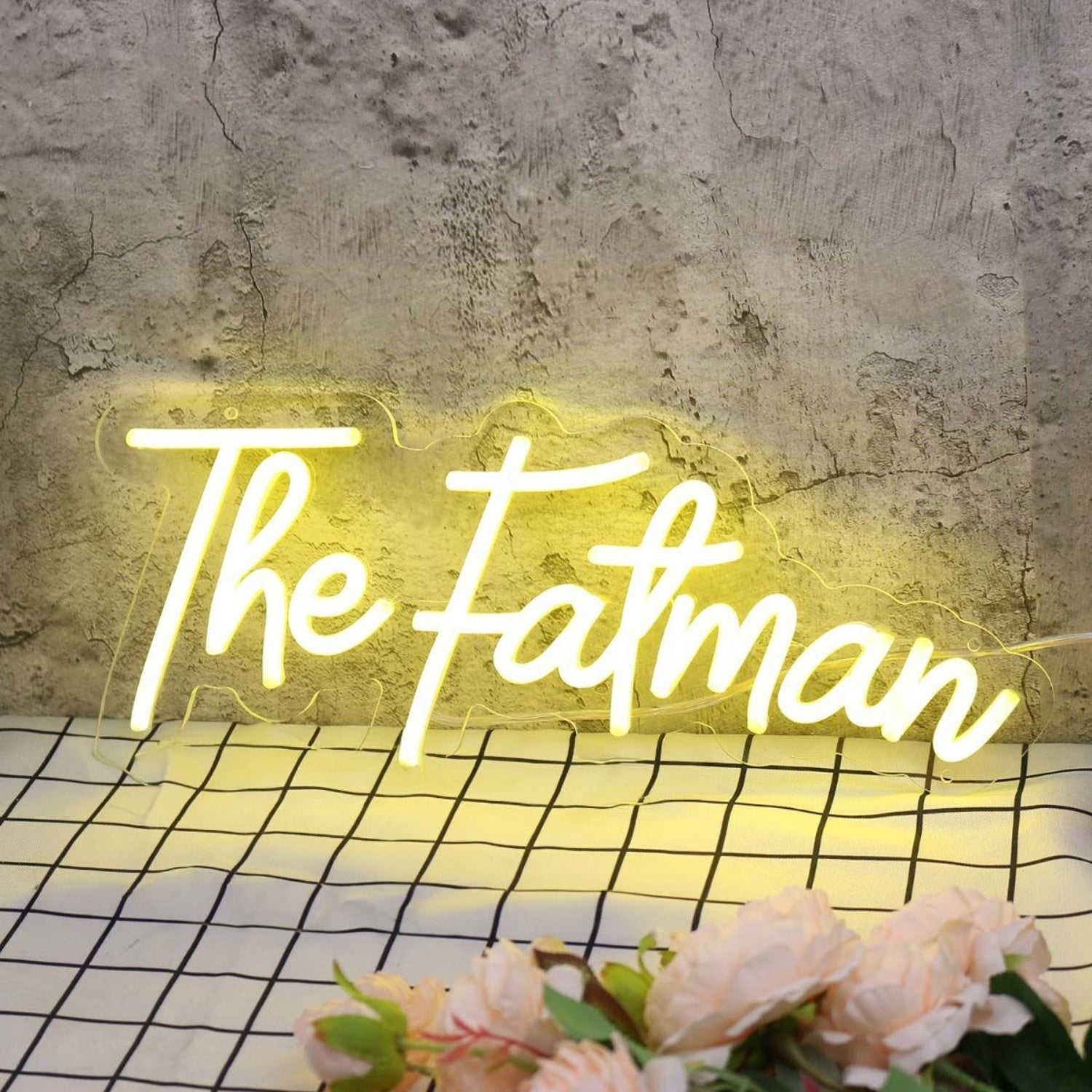 The Fatman Yellow Led Neon Sign - Shineneon