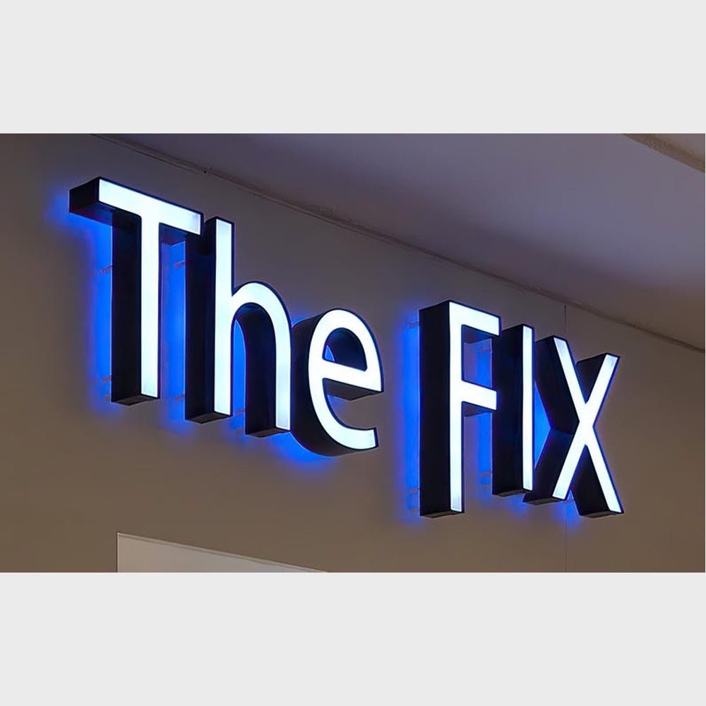 The Flx 3D Frontlit And Backlit Channel Letter Led Light Sign - Shineneon