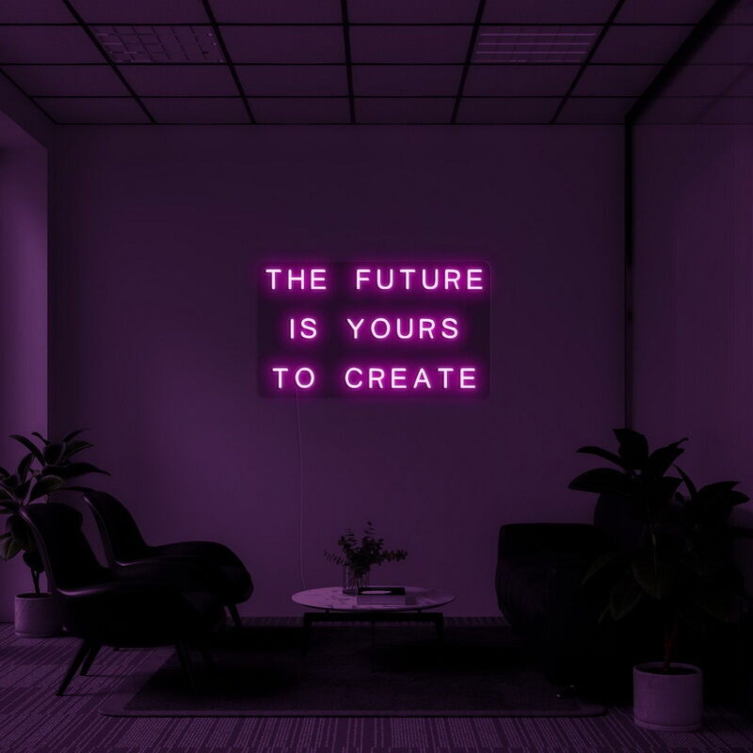 The Future Is Yours Led Neon Sign For Inspirational Decor | Shineneon