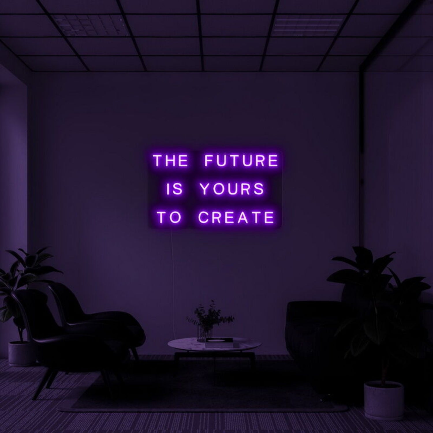 The Future Is Yours Led Neon Sign For Inspirational Decor | Shineneon