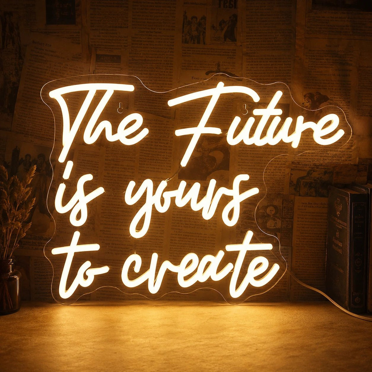 The Future Is Yours To Create Man Cave LED Neon Sign - Shineneon