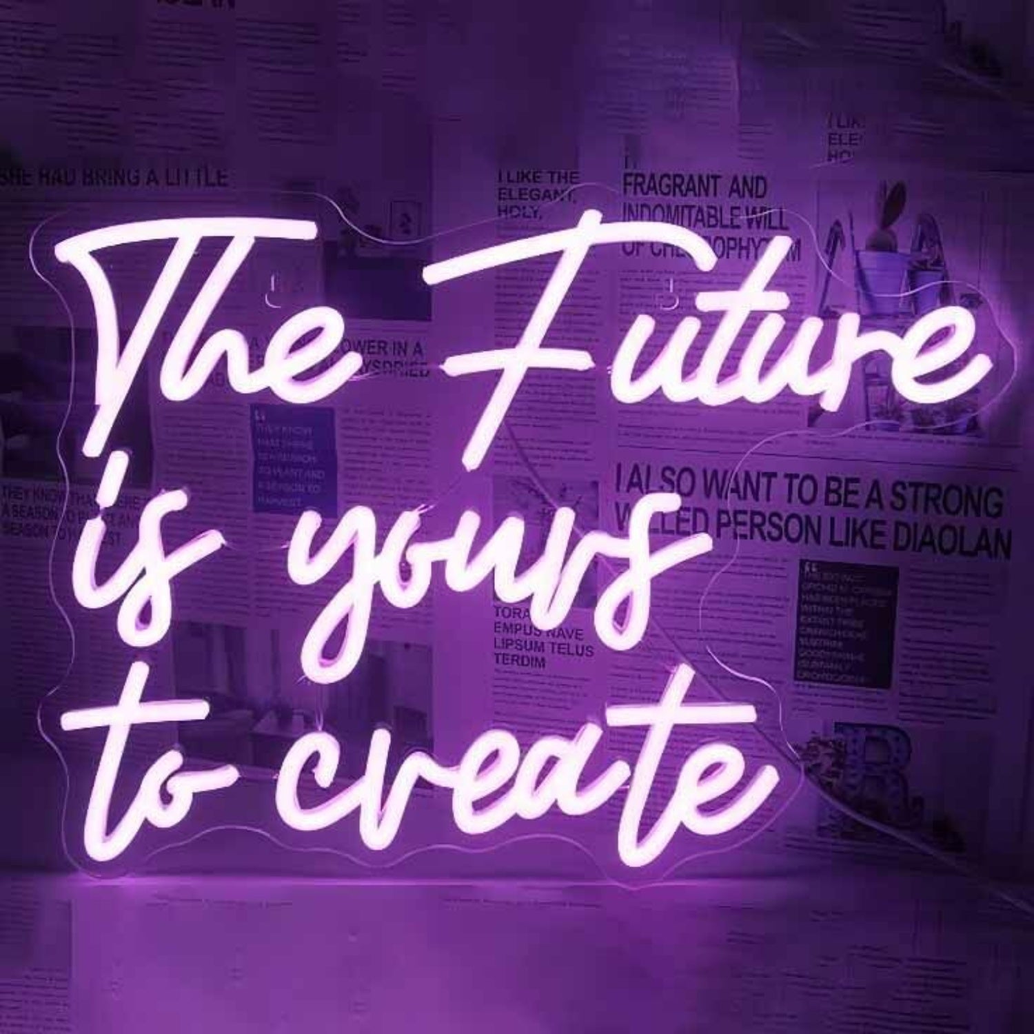 The Future Is Yours To Create Wedding Neon Sign | Shineneon