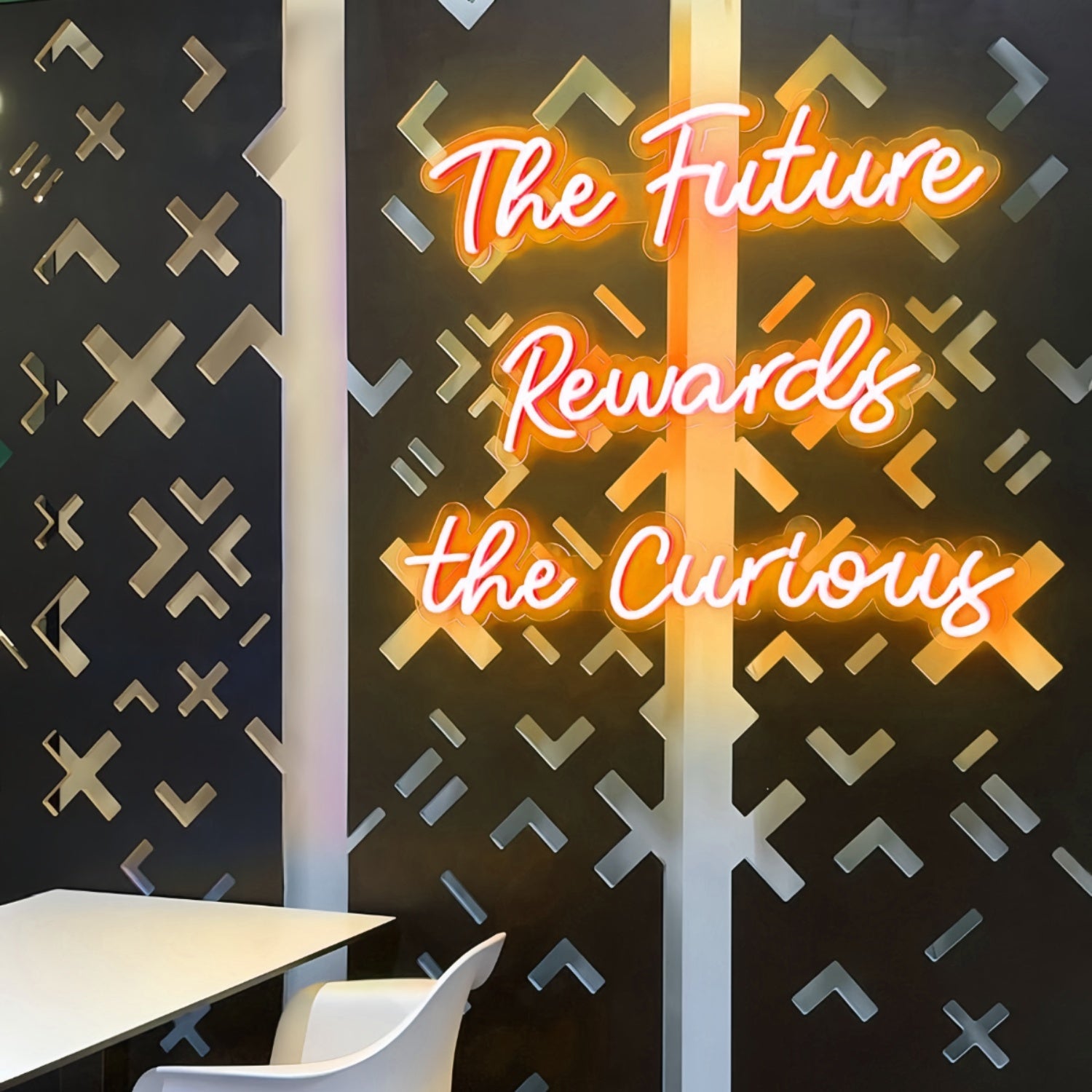 The Future Rewards The Curious Neon Sign | Shineneon