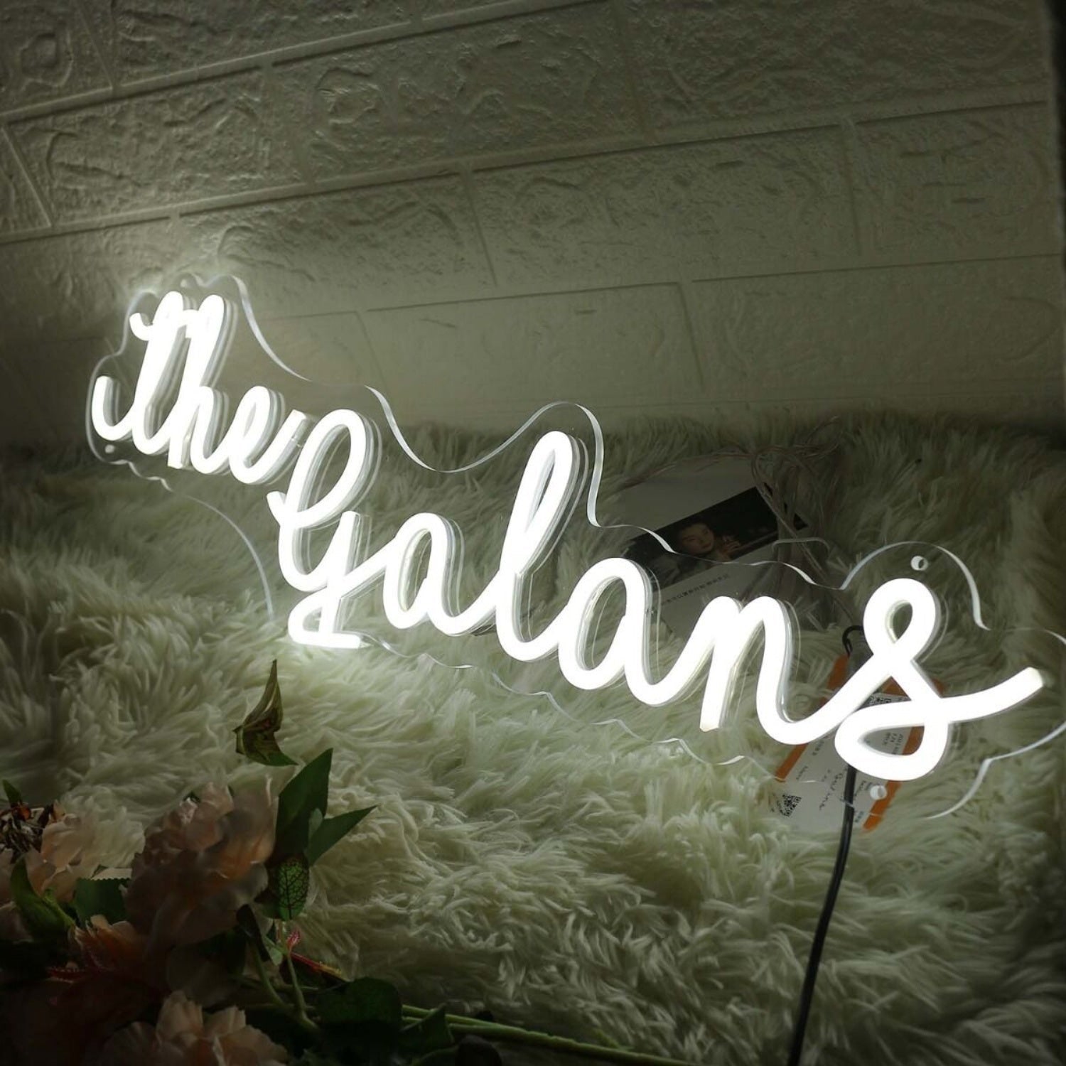The Galans White Led Neon Sign - Shineneon