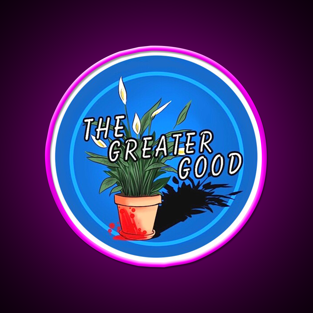 The Greater Good Beer Bar Decor Led Neon Sign Rgb Color - Neon sign mounted on wall in room