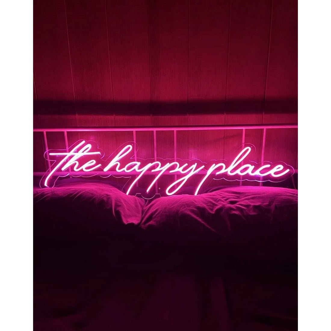 The Happy Place Led Sign Business Neon Sign - Shineneon