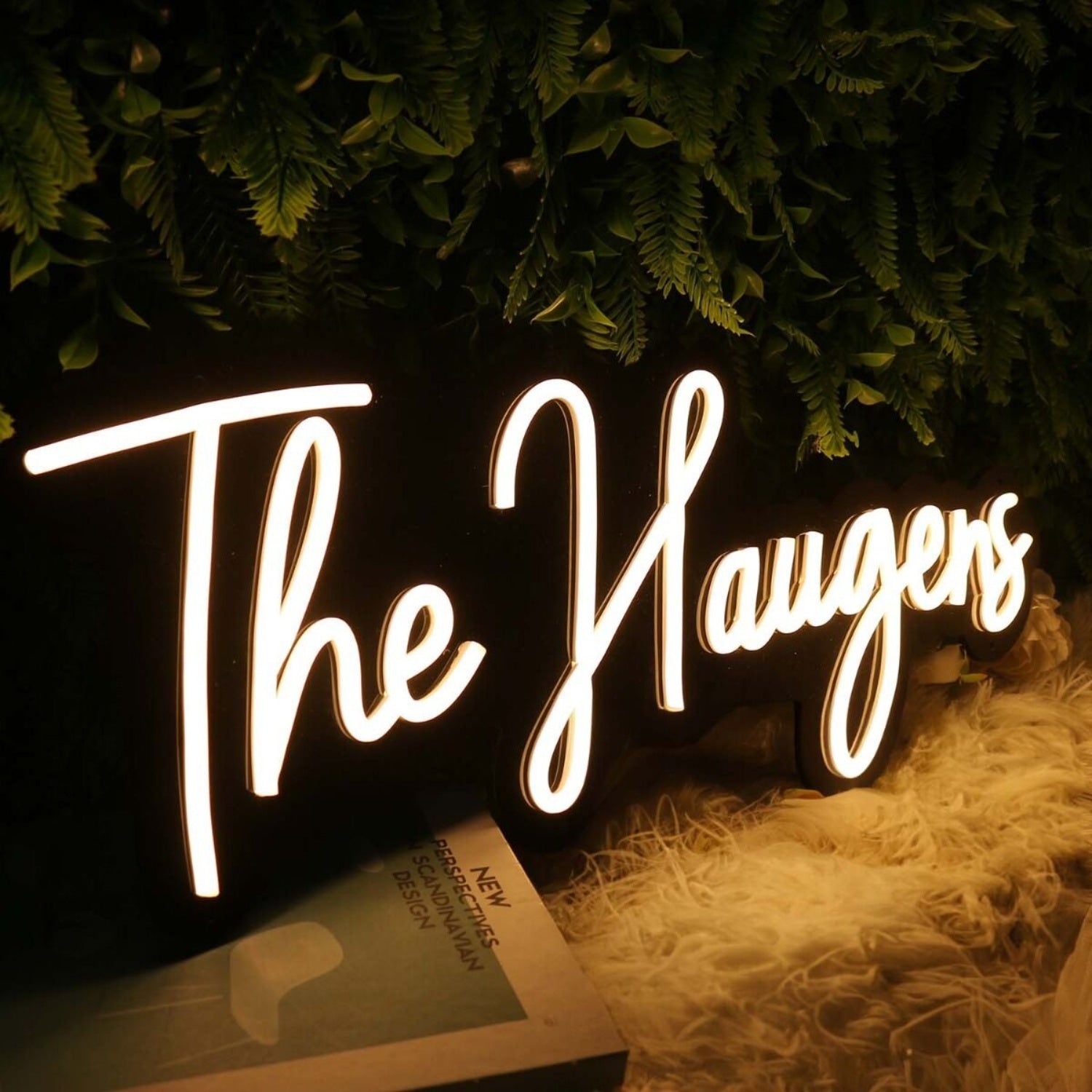 The Haugens White Led Neon Sign - Shineneon