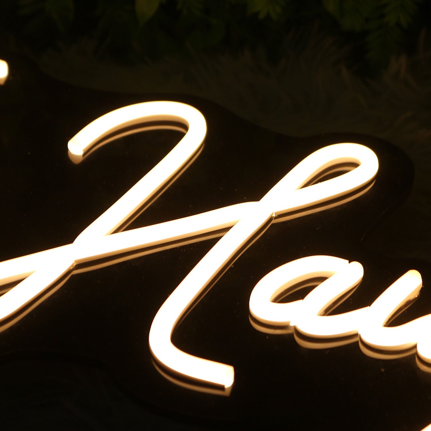 The Haugens White Led Neon Sign - Shineneon