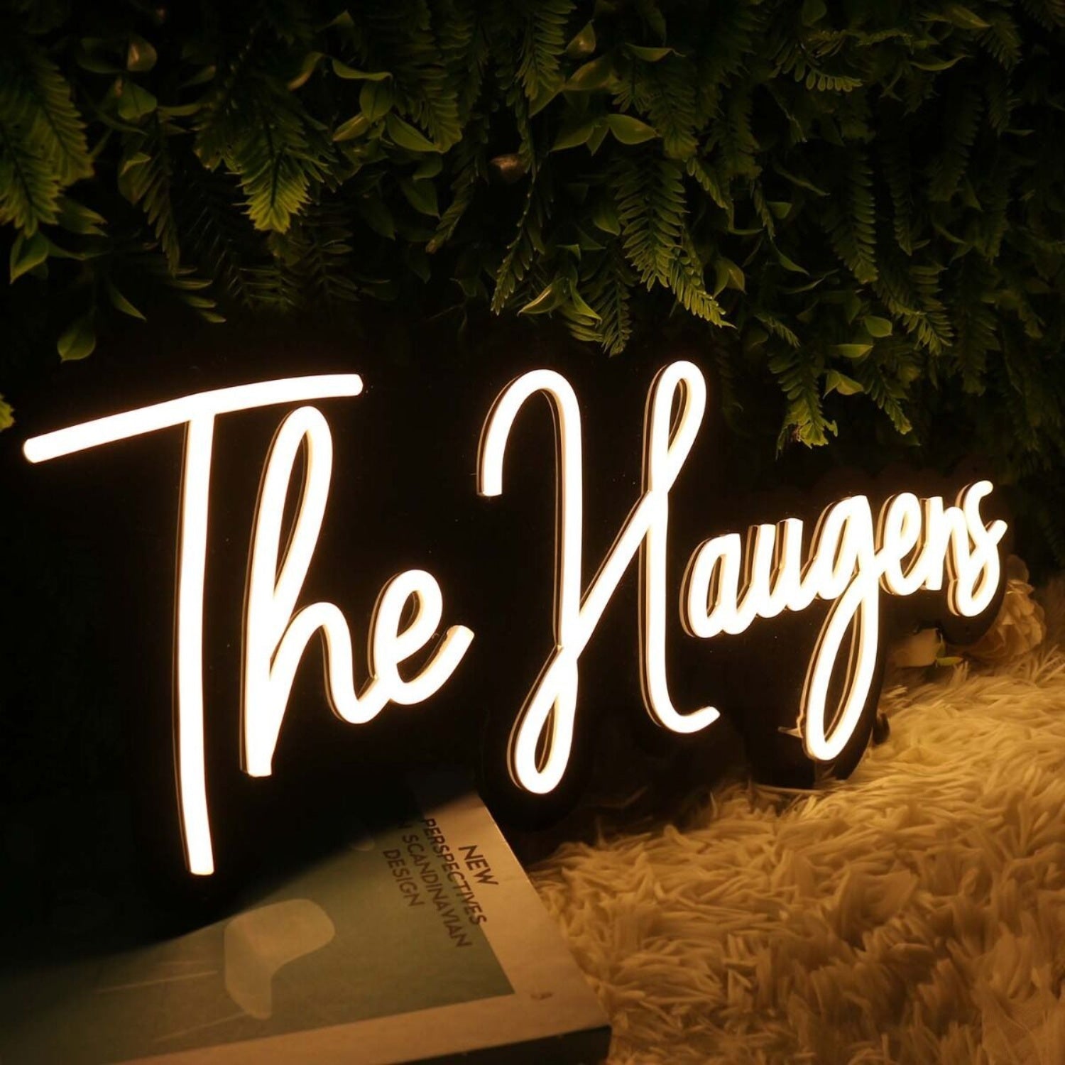 The Haugens White Led Neon Sign - Shineneon