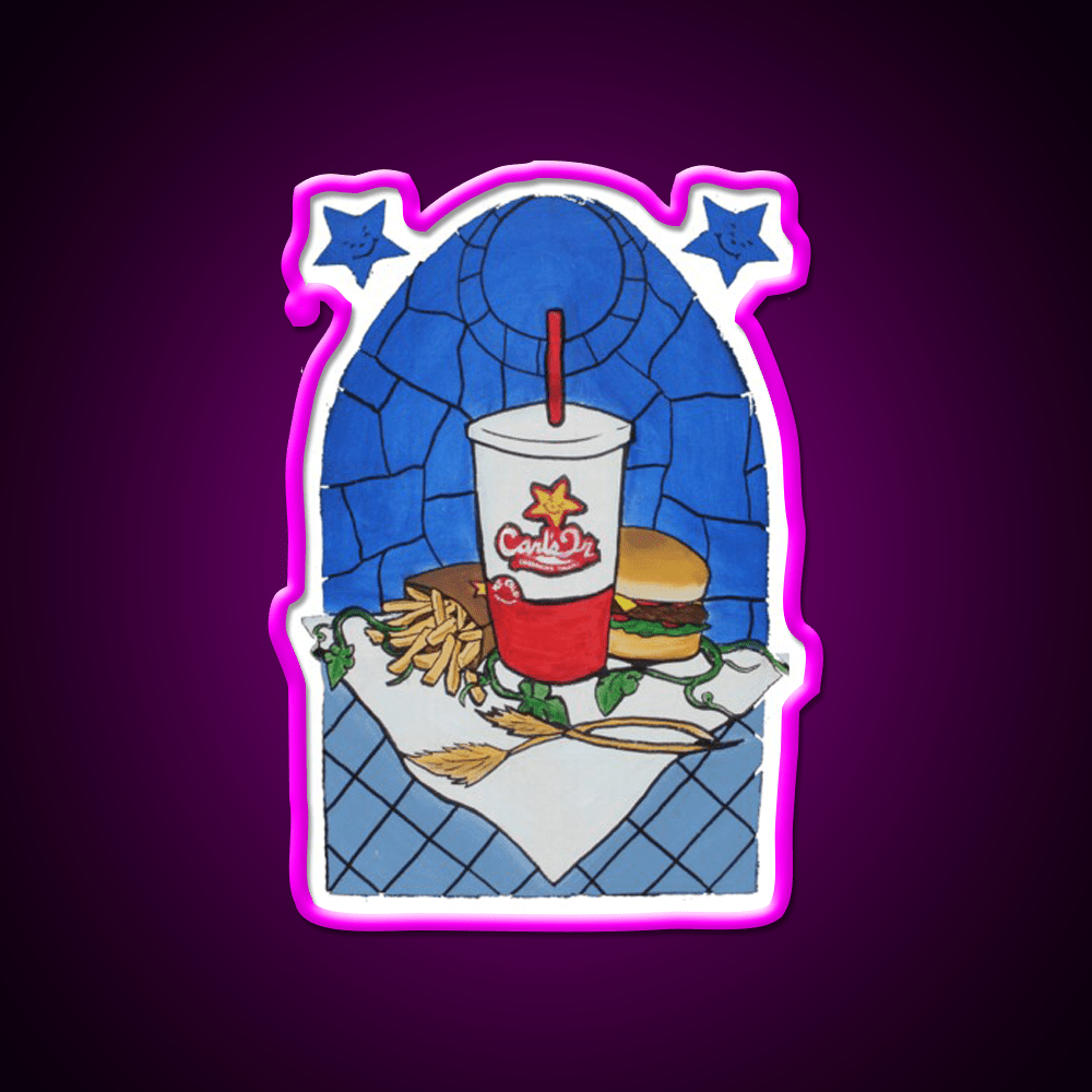 The Heavenly Combo Fast Food Led Neon Sign For Burger Place Rgb Color - Shineneon