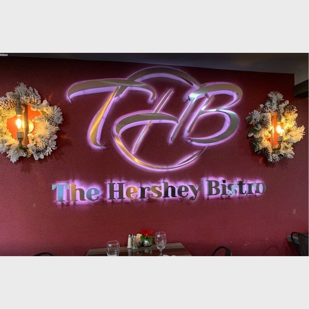 The Hershey Bistro 3D Backlit Channel Letters Led Light Sign - Shineneon