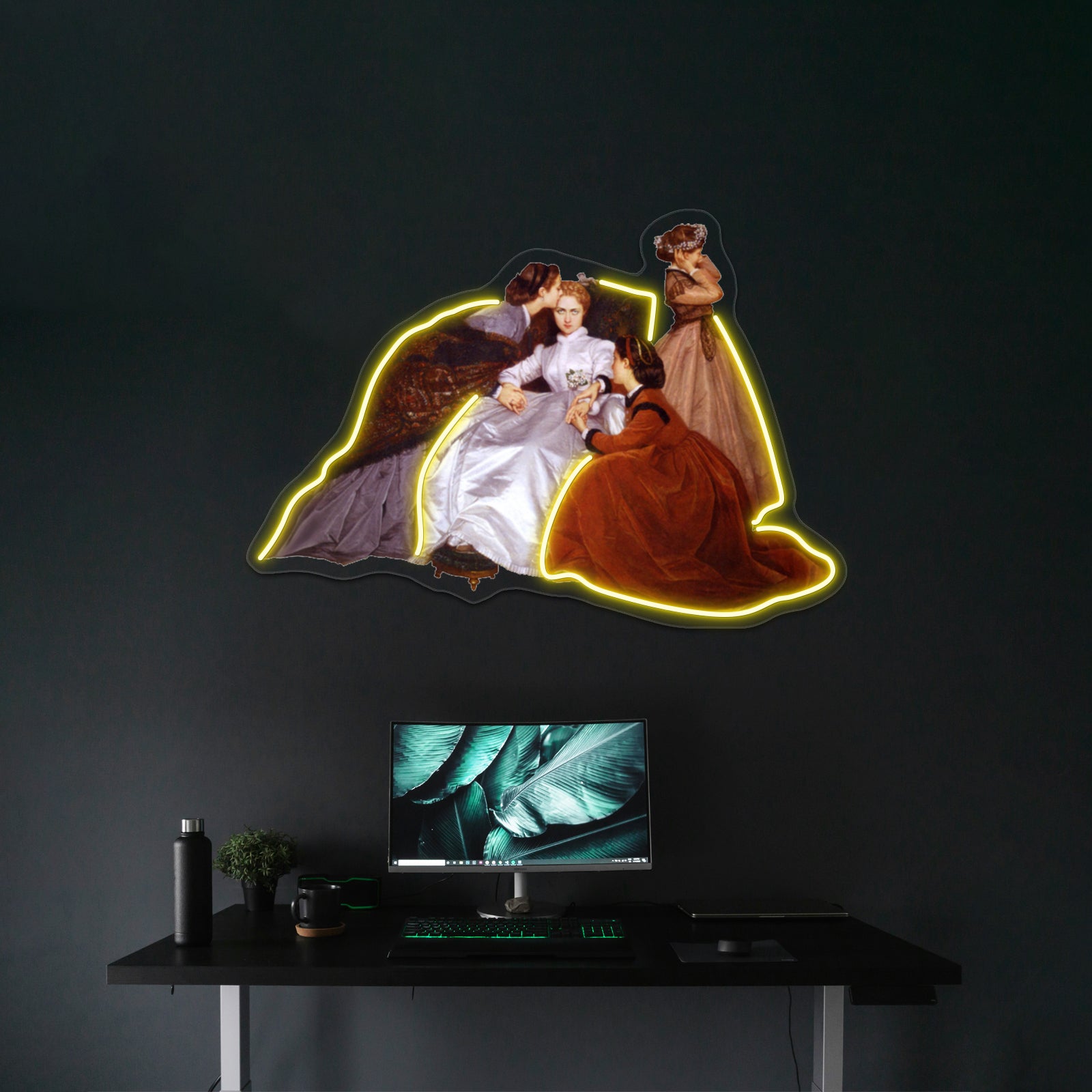 The Hesitant Betrothed Wall Artwork Neon Signs | Shineneon