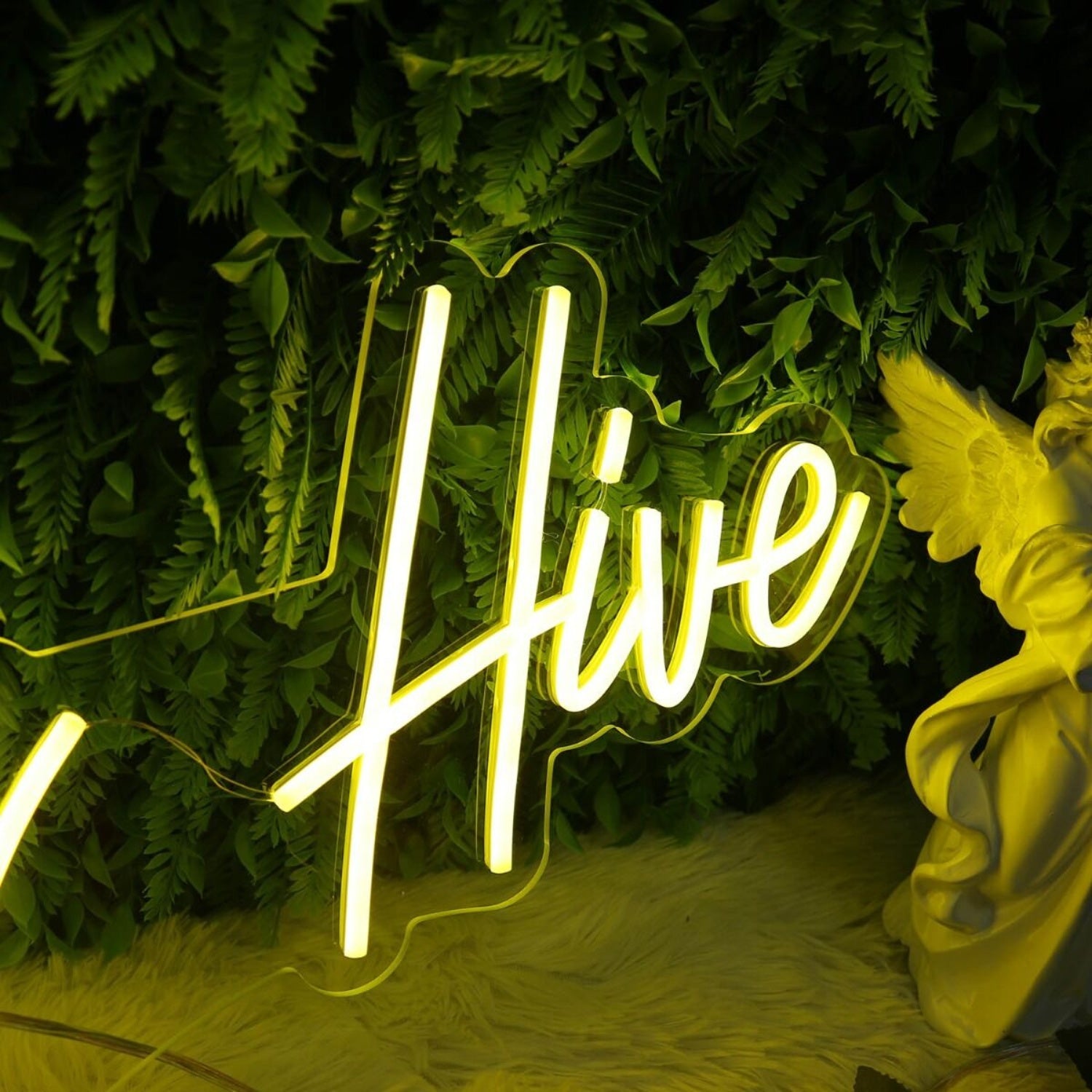 The Honey Hive Yellow Led Neon Sign | Shineneon