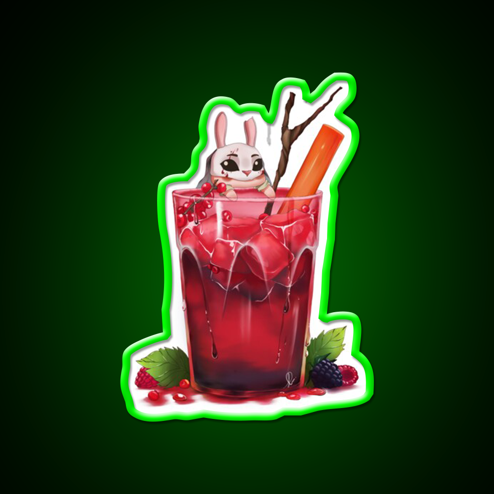 The Huntresss Wild Berries Drink Cocktail Bar Decor Led Neon Sign Rgb Color - LED neon sign view 8
