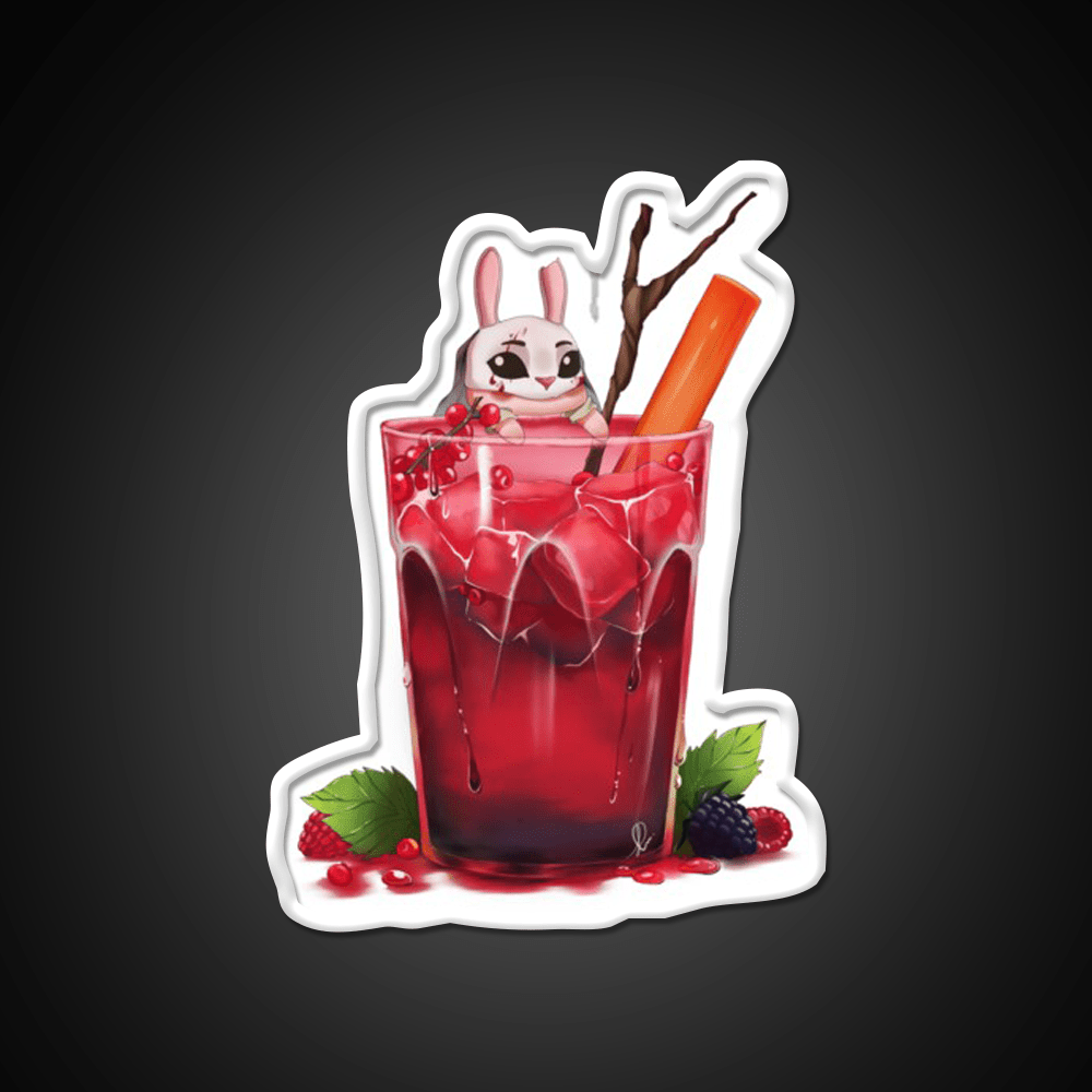 The Huntresss Wild Berries Drink Cocktail Bar Decor Led Neon Sign Rgb Color - Shineneon