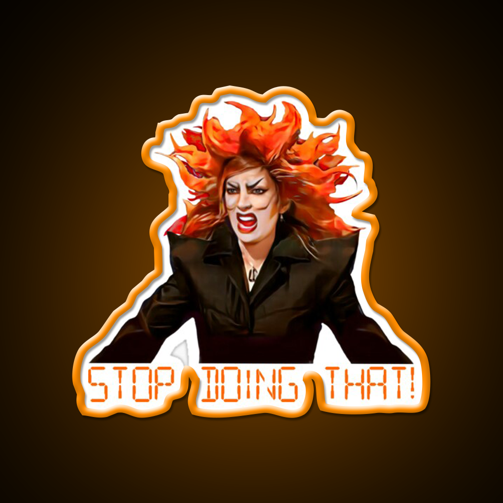 The It Crowd Aunt Irma Barber Shop Haircut Led Neon Sign - LED neon sign view 6