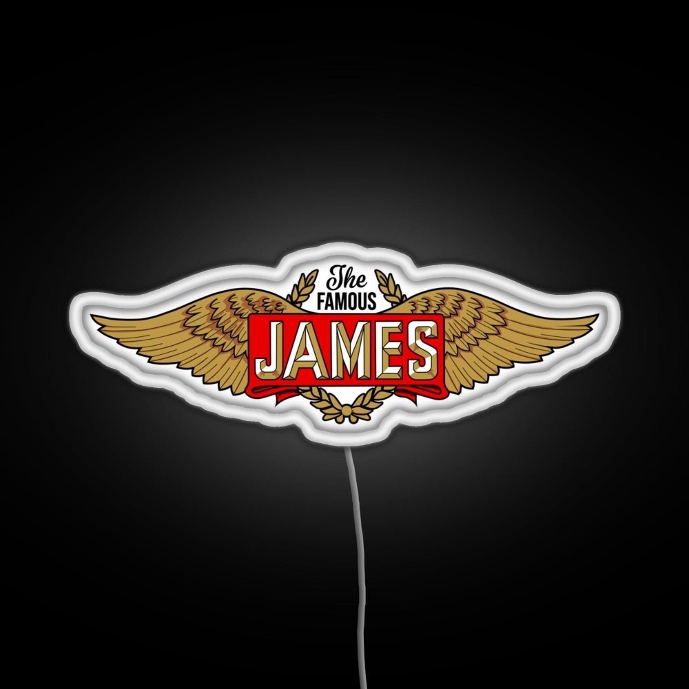 The James Motorcycles Wings Rgb Neon Sign - Shineneon