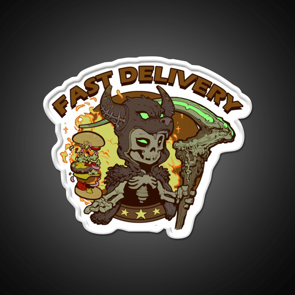 The Junk Food Mage Fast Food Led Neon Sign For Burger Place Rgb Color - Shineneon