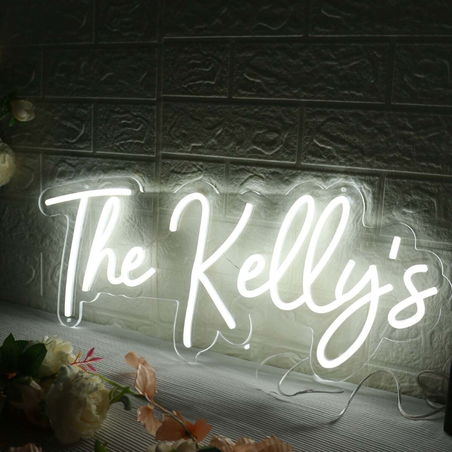 The Kellys White Led Neon Sign - Shineneon