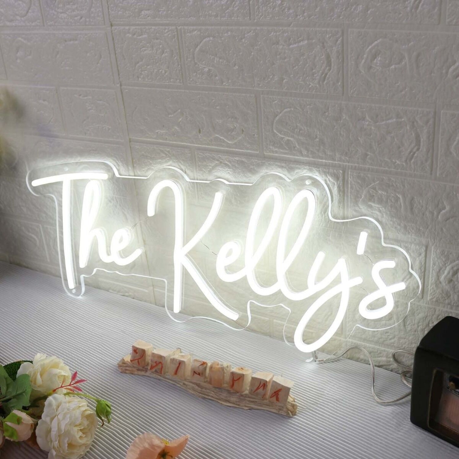 The Kellys White Led Neon Sign - Shineneon