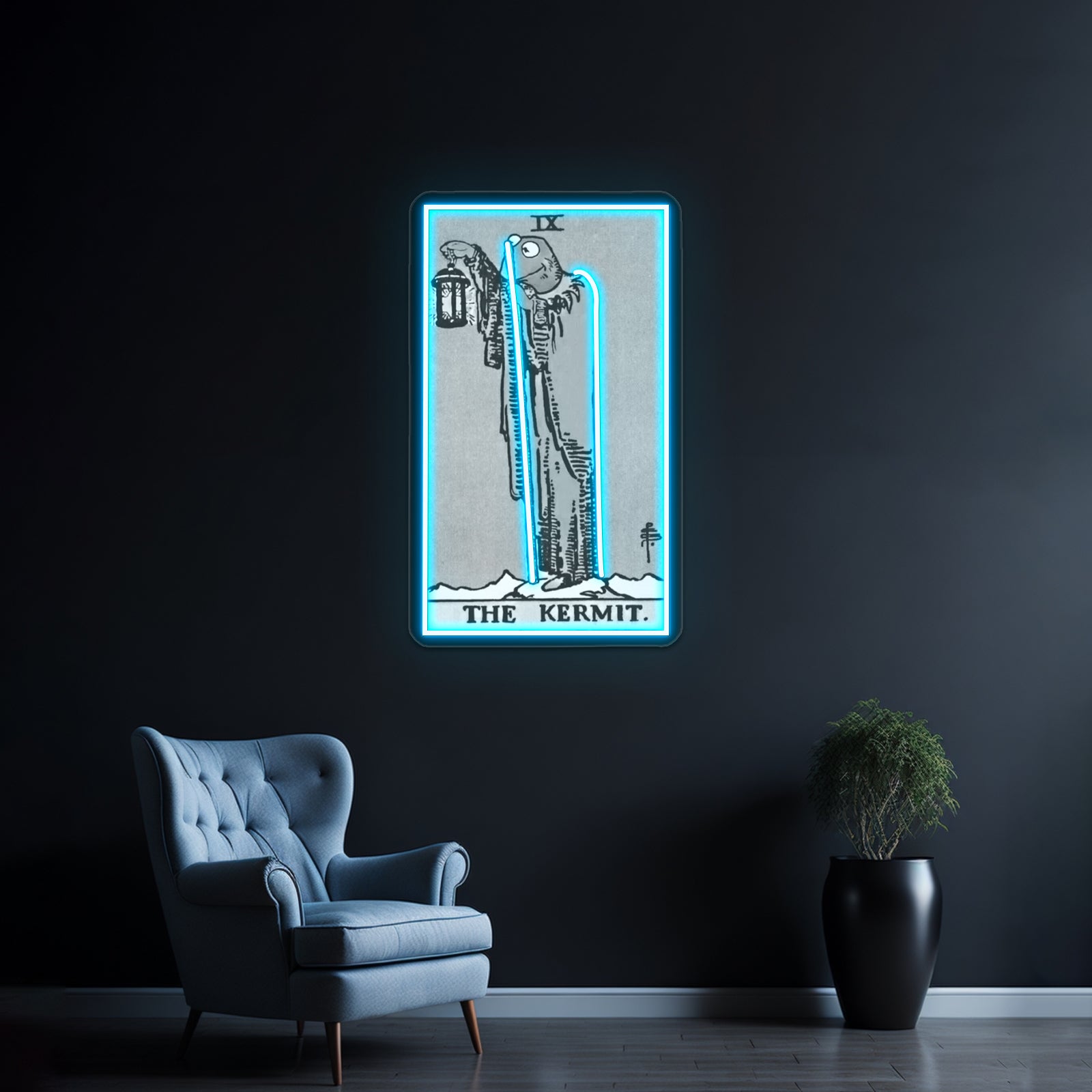 The Kermit Artwork Personalized Neon Signs | Shineneon