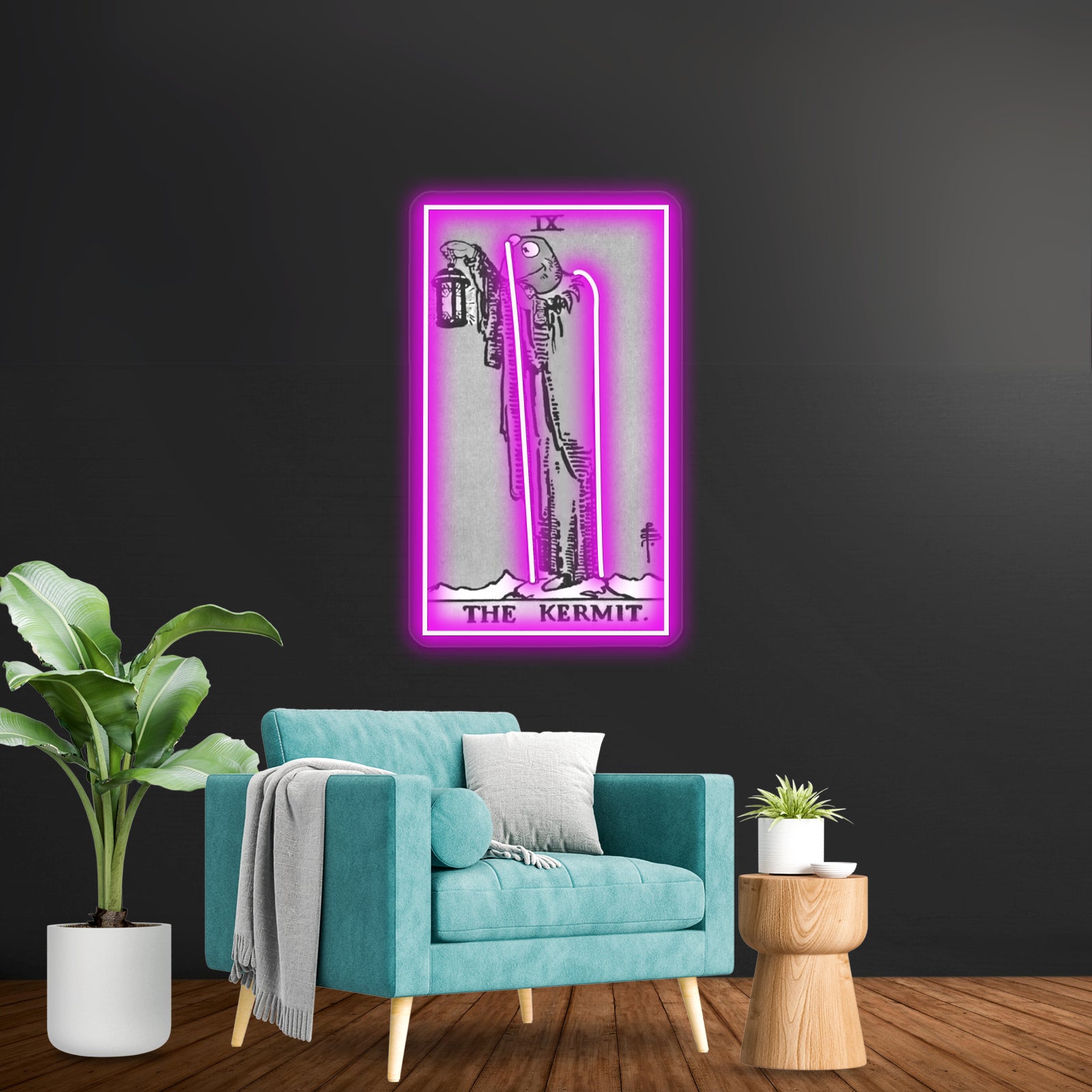 The Kermit Artwork Personalized Neon Signs | Shineneon