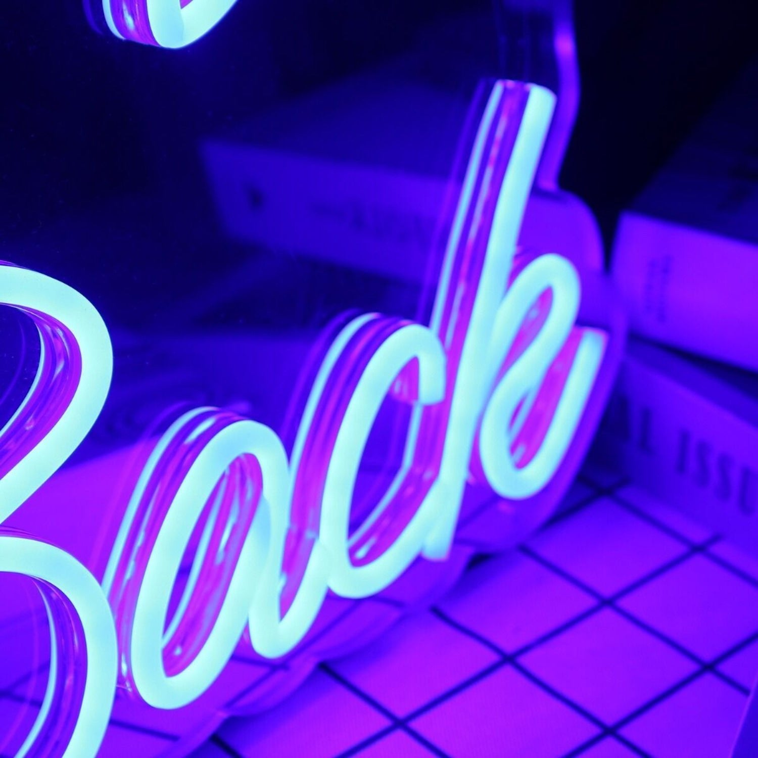 The Kick Back Blue Led Neon Sign - Shineneon
