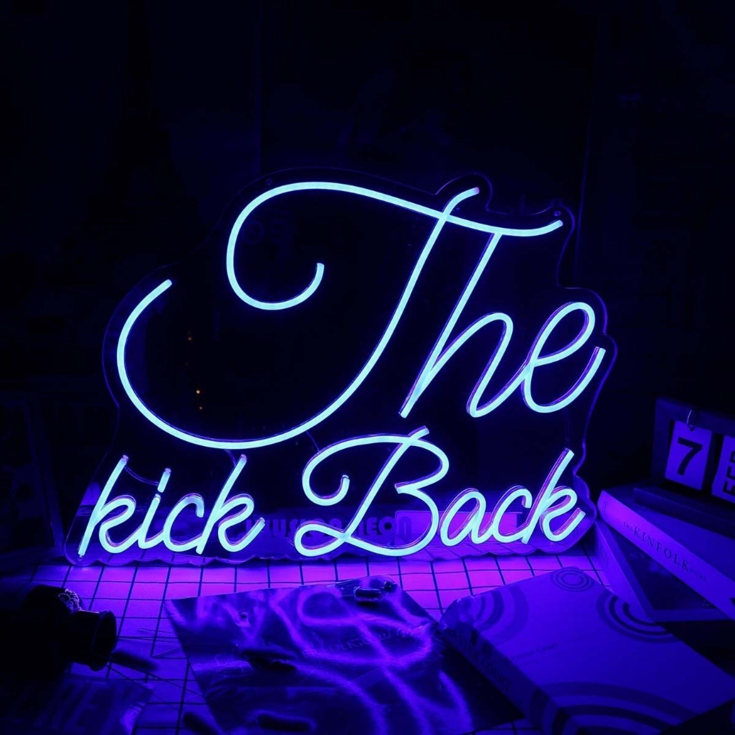 The Kick Back Blue Led Neon Sign - Shineneon
