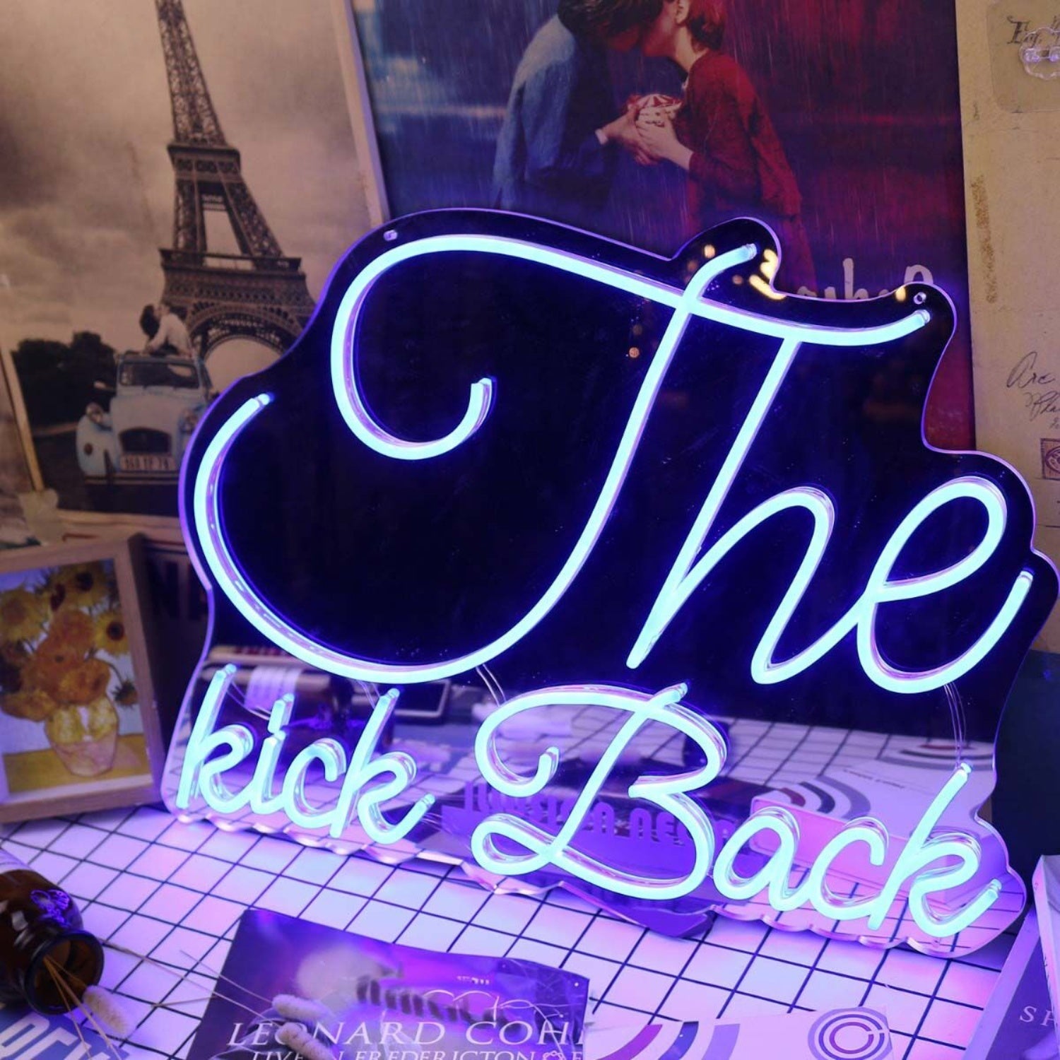 The Kick Back Blue Led Neon Sign - Shineneon