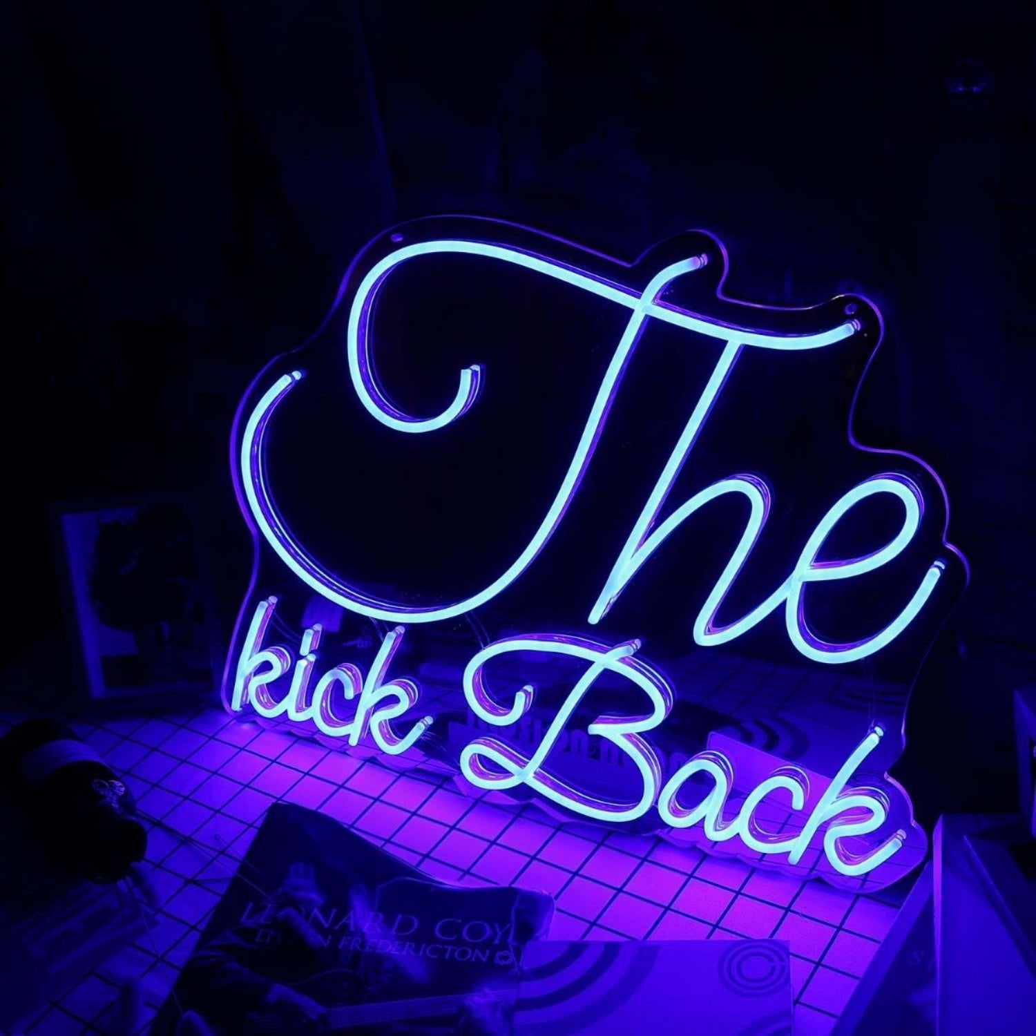 The Kick Back Blue Led Neon Sign - Shineneon