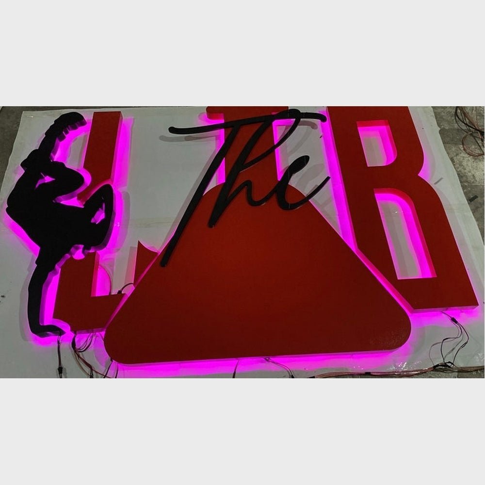 The Lab 3D Backlit Channel Letters Led Light Sign - Shineneon