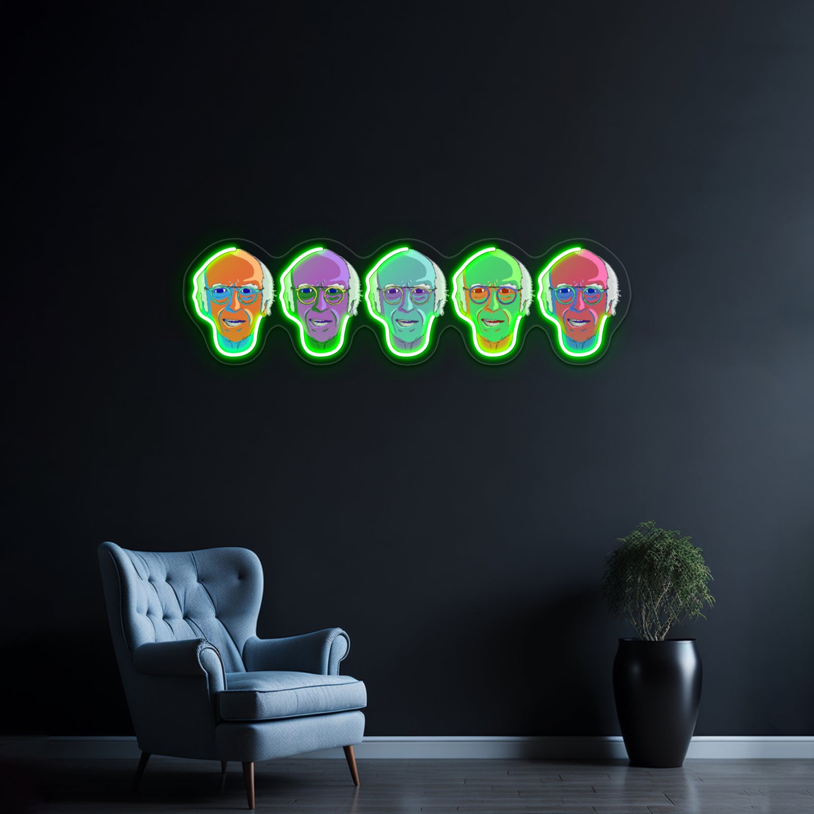 The Larry Five Artwork Personalized Neon Signs | Shineneon