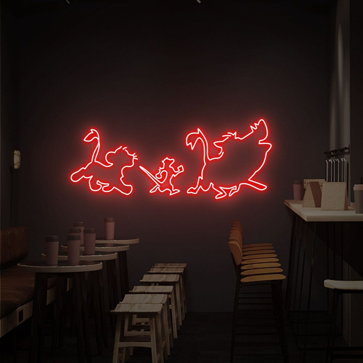 The Lion King Led Neon Sign A Addition For Game Rooms - Shineneon